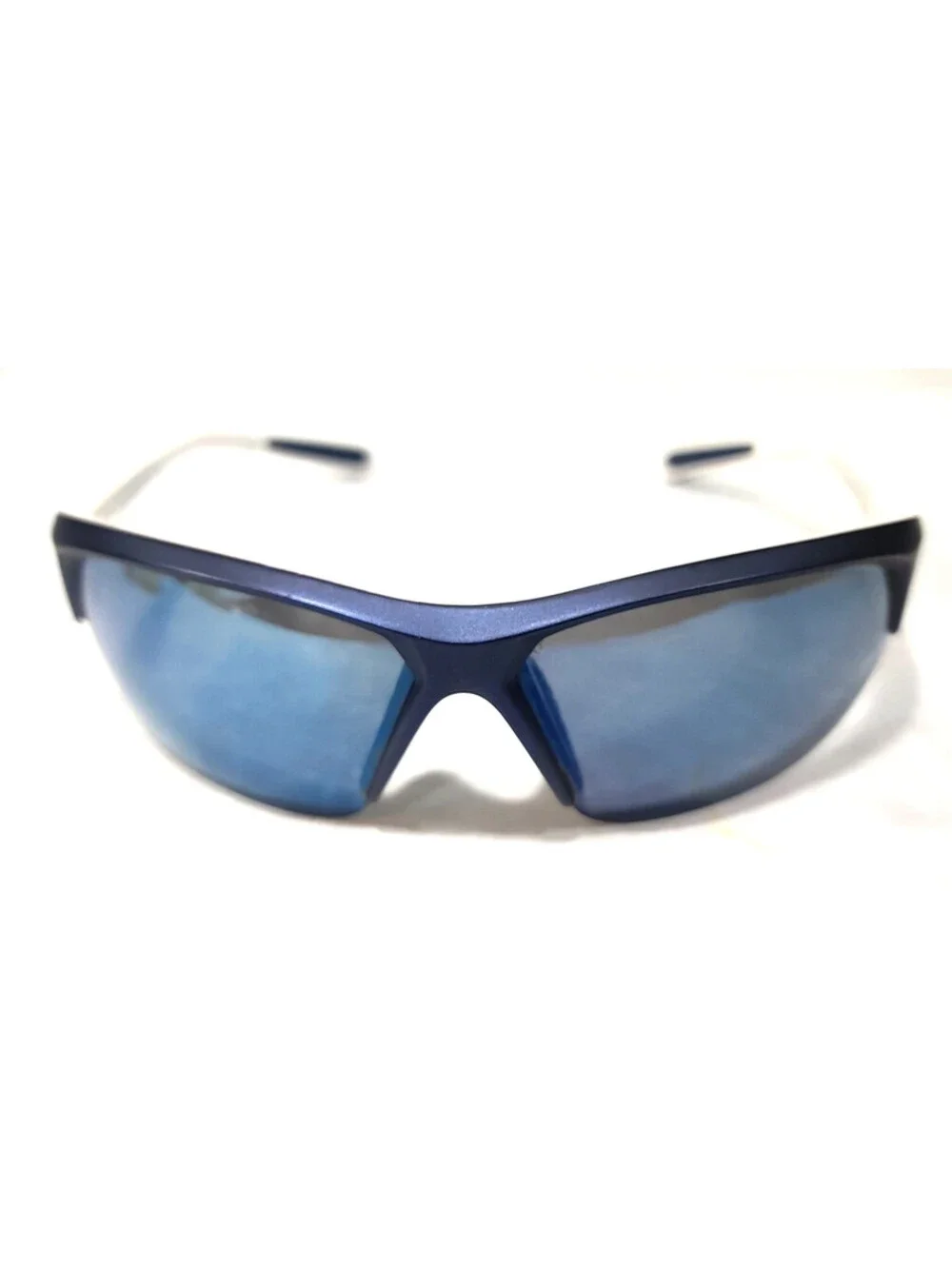 Nike EV0525 414 Skylon Ace Blue White Sports Wrap Sunglasses